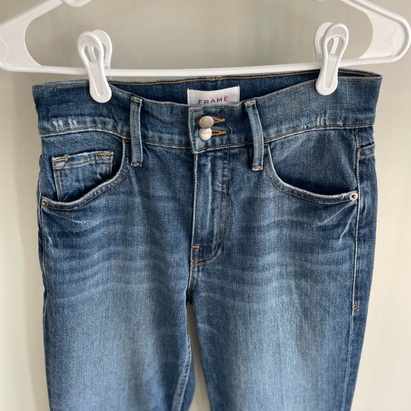 Frame Denim Heritage Le Sylvie Slender Straight Leg Jeans - Size 25 - Picture 9 of 14
